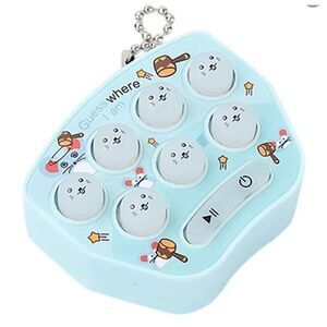 NEW! Blue Pocket Mini Whack-a-mole Game Console Adult or Kids Puzzle Cute Toy Wi